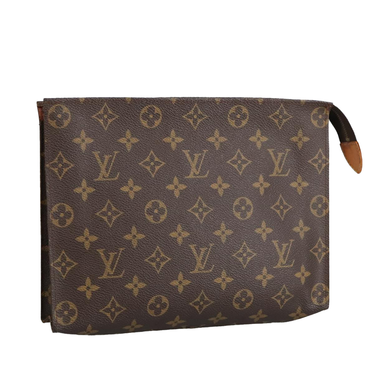 LOUIS VUITTON Monogram Poche Toilette 26 Pouch M47542 LV Auth 97872