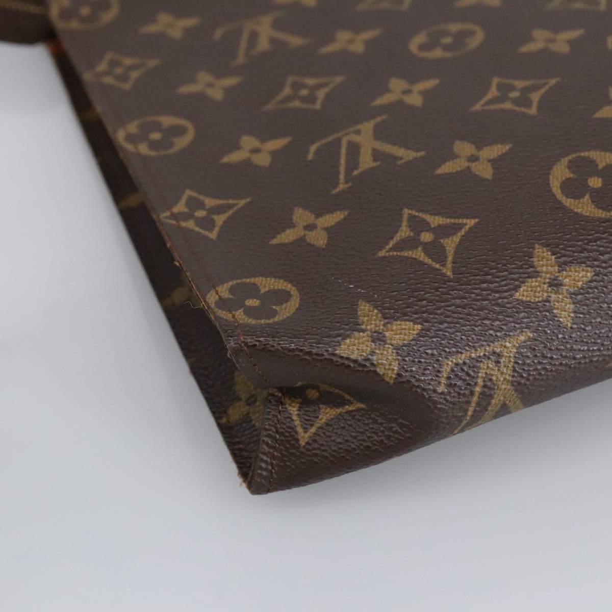 LOUIS VUITTON Monogram Poche Toilette 26 Pouch M47542 LV Auth 97872