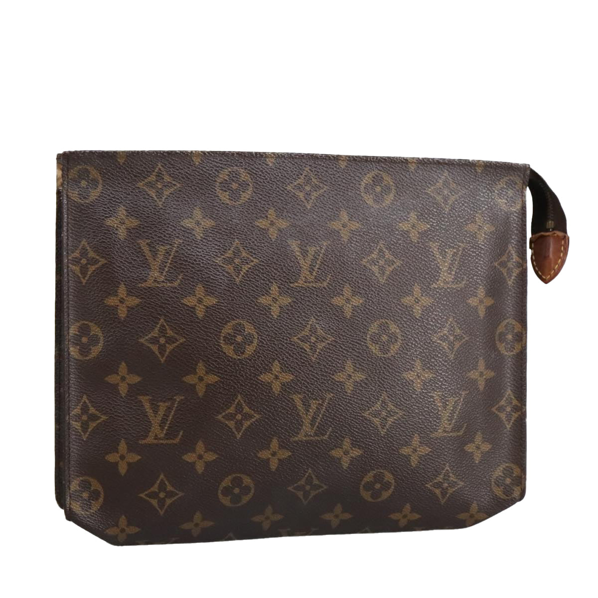 LOUIS VUITTON Monogram Poche Toilette 26 Pouch M47542 LV Auth 97876