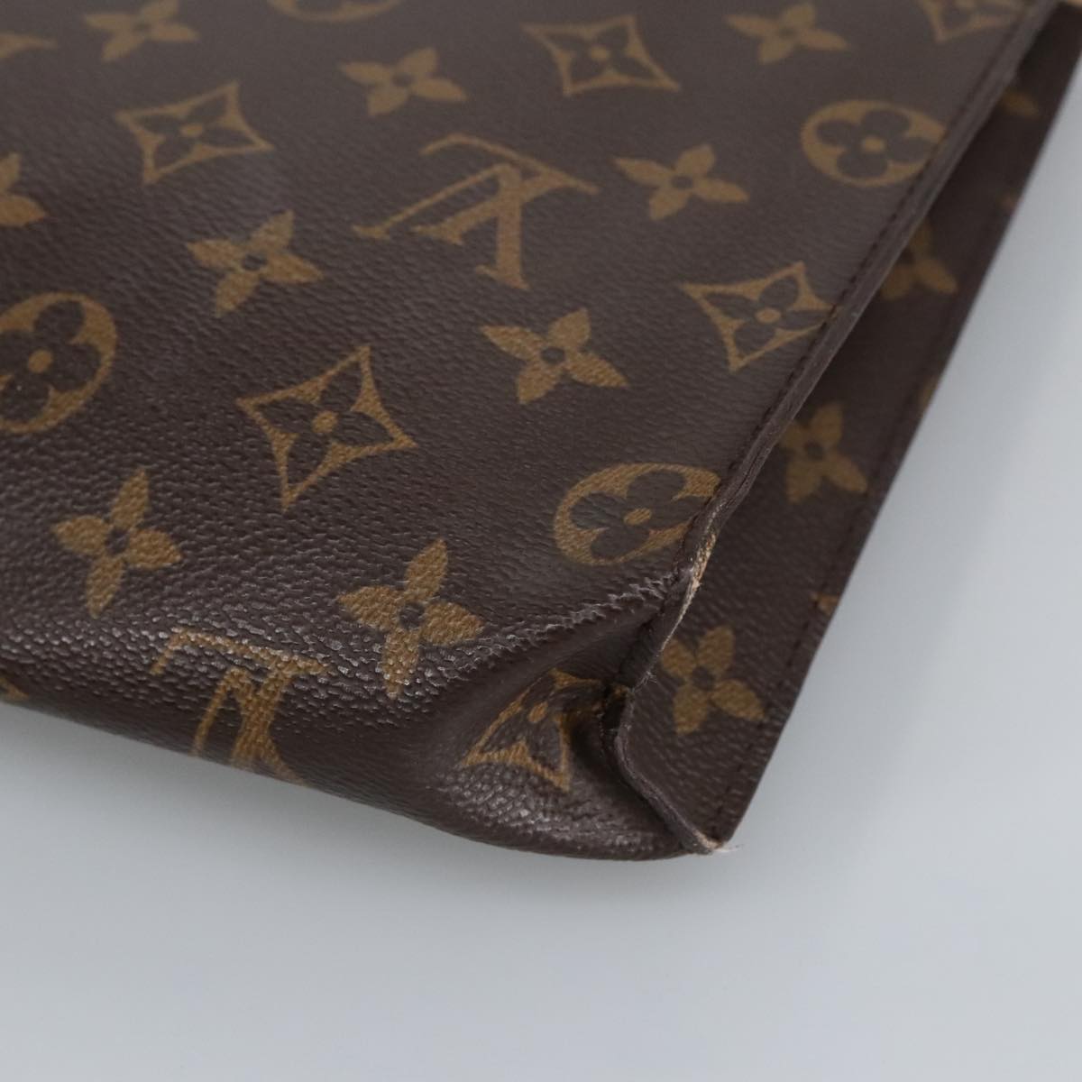 LOUIS VUITTON Monogram Poche Toilette 26 Pouch M47542 LV Auth 97876