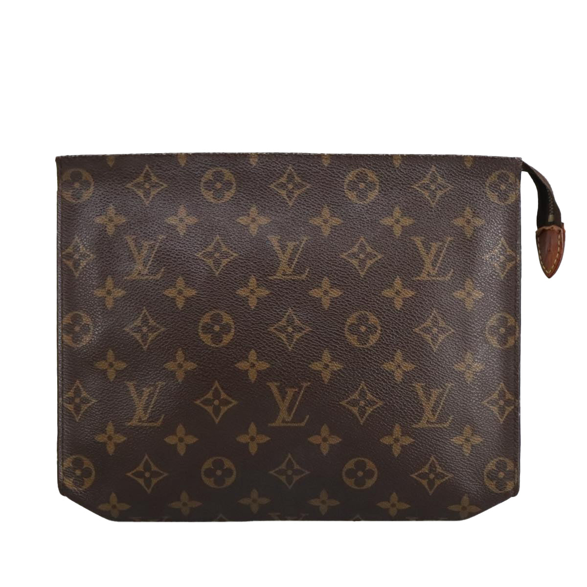 LOUIS VUITTON Monogram Poche Toilette 26 Pouch M47542 LV Auth 97876