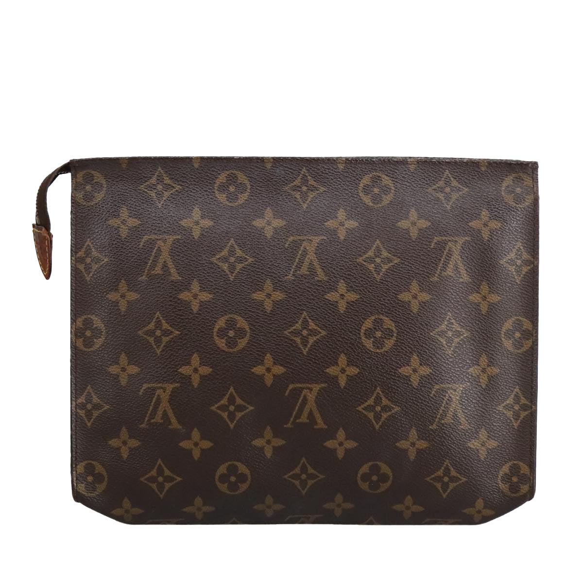 LOUIS VUITTON Monogram Poche Toilette 26 Pouch M47542 LV Auth 97876