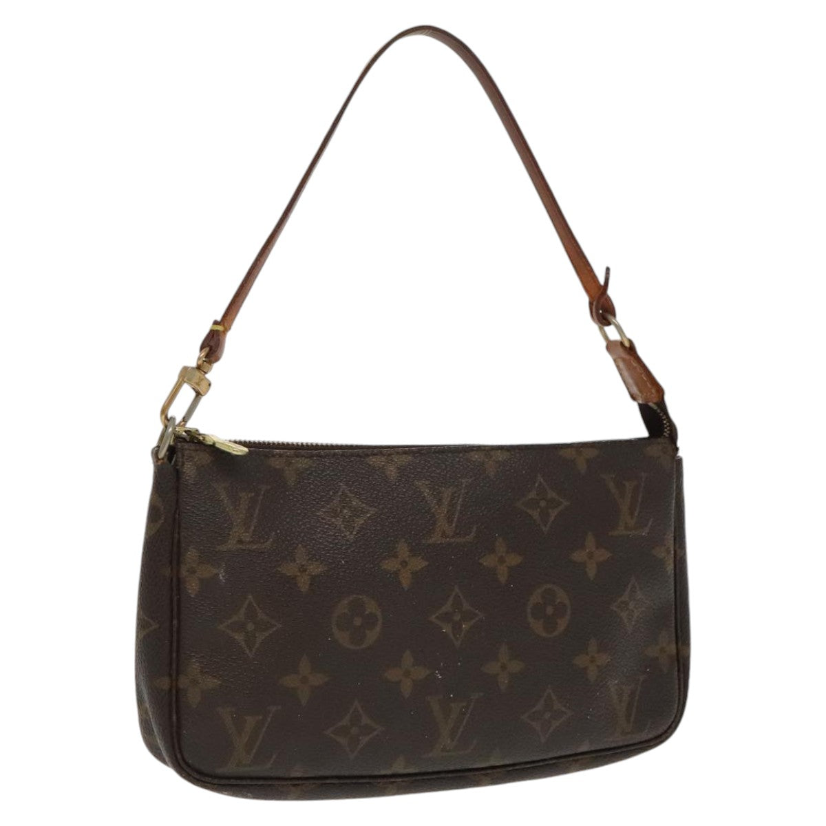 LOUIS VUITTON Monogram Pochette Accessoires Pouch M51980 LV Auth 97881