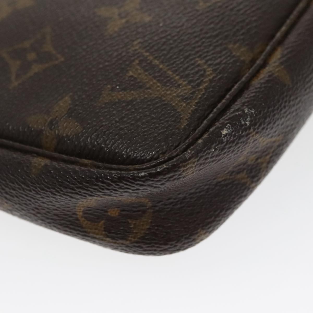 LOUIS VUITTON Monogram Pochette Accessoires Pouch M51980 LV Auth 97881