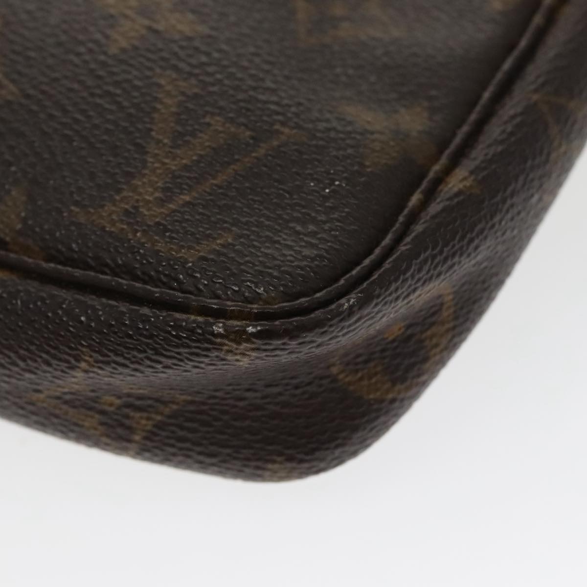 LOUIS VUITTON Monogram Pochette Accessoires Pouch M51980 LV Auth 97881