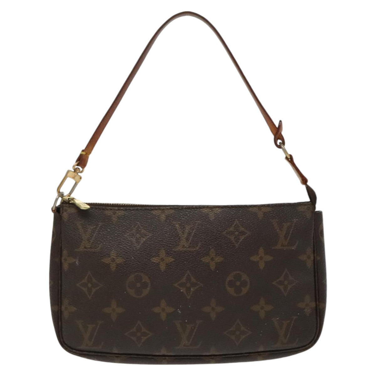 LOUIS VUITTON Monogram Pochette Accessoires Pouch M51980 LV Auth 97881