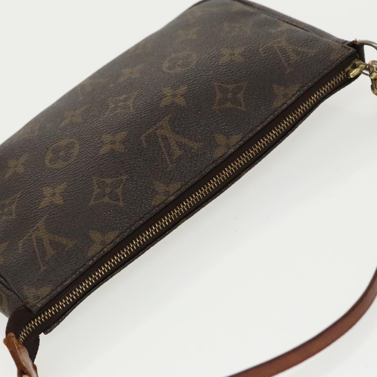 LOUIS VUITTON Monogram Pochette Accessoires Pouch M51980 LV Auth 97881