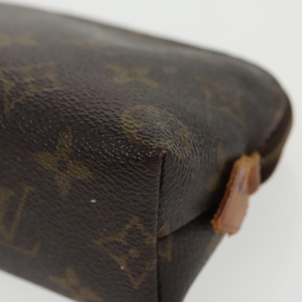 LOUIS VUITTON Monogram Pochette Cosmetic PM Cosmetic Pouch M47515 LV Auth 97884