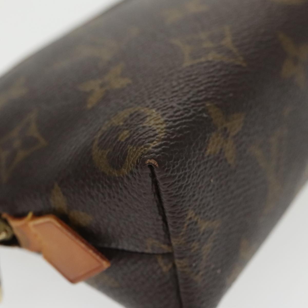 LOUIS VUITTON Monogram Pochette Cosmetic PM Cosmetic Pouch M47515 LV Auth 97884