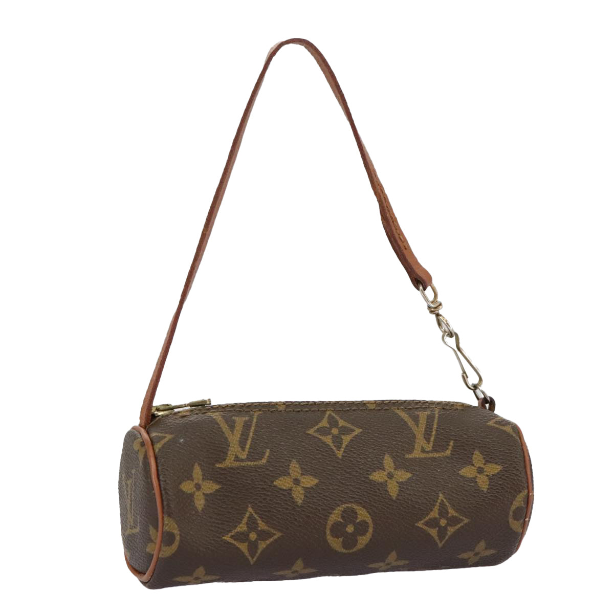 LOUIS VUITTON Monogram Papillon Pouch LV Auth 97892