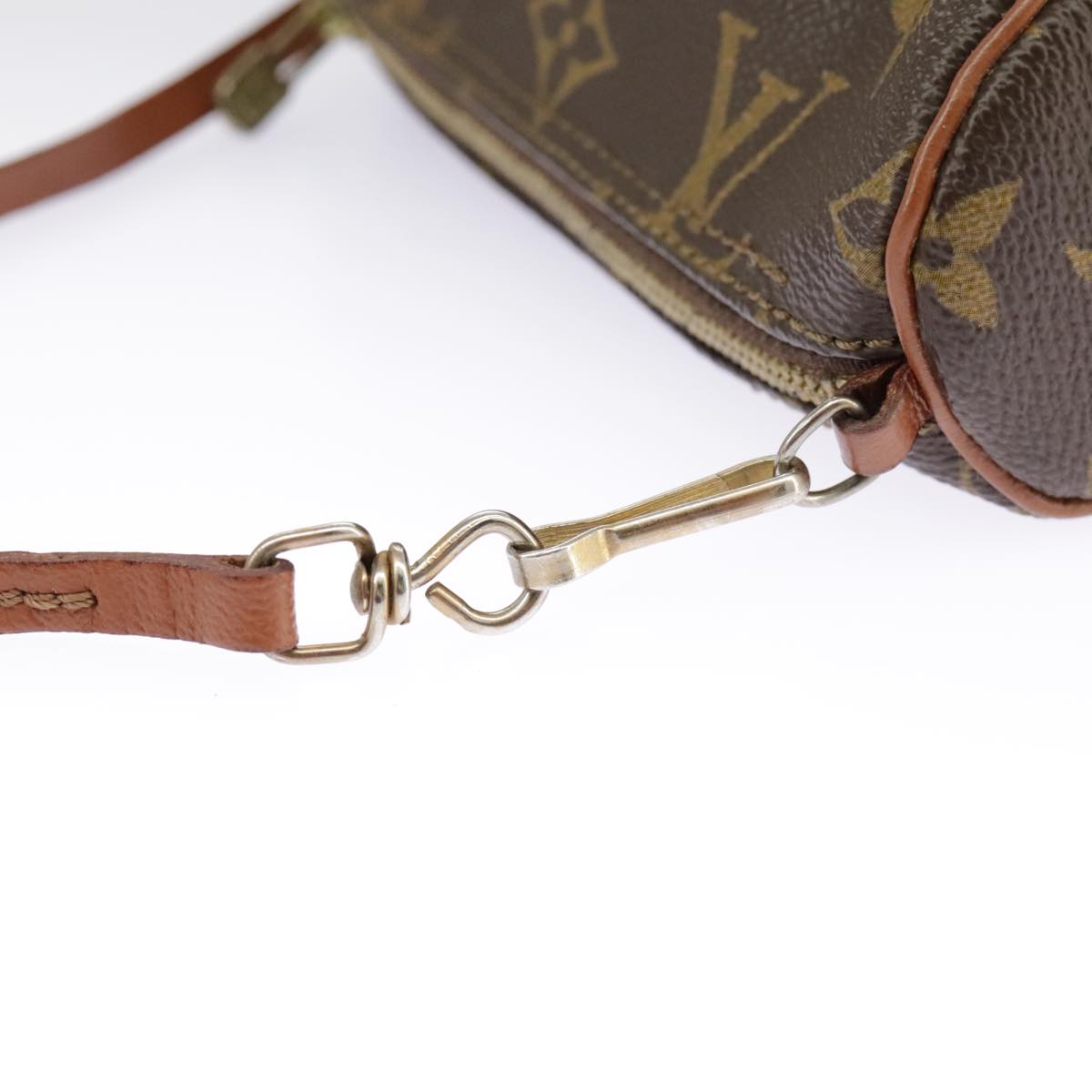 LOUIS VUITTON Monogram Papillon Pouch LV Auth 97892