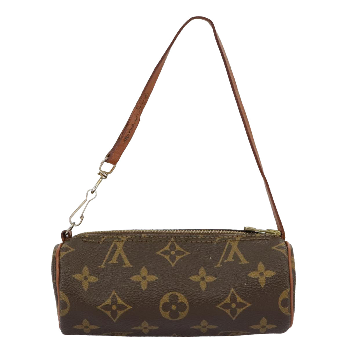 LOUIS VUITTON Monogram Papillon Pouch LV Auth 97892