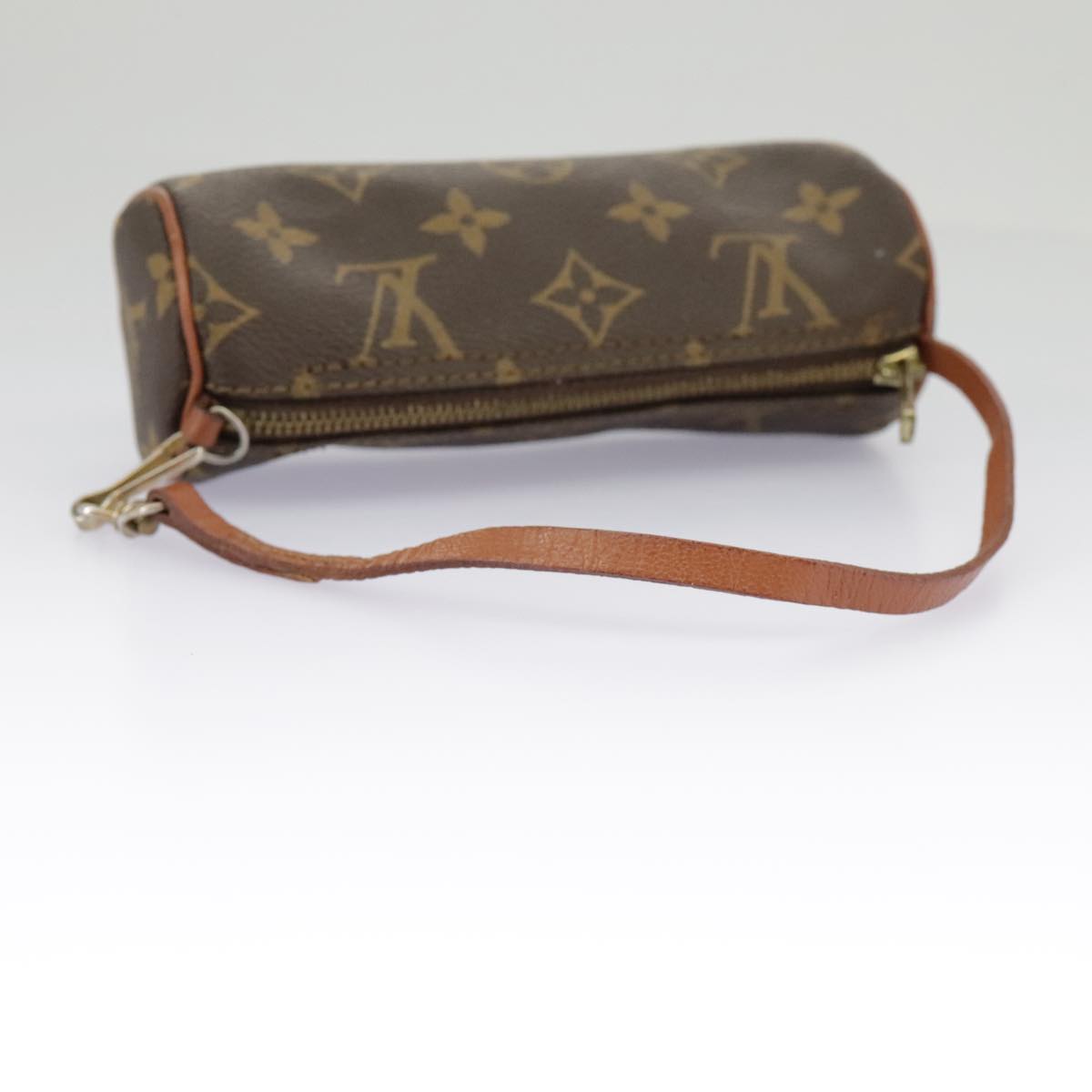 LOUIS VUITTON Monogram Papillon Pouch LV Auth 97892