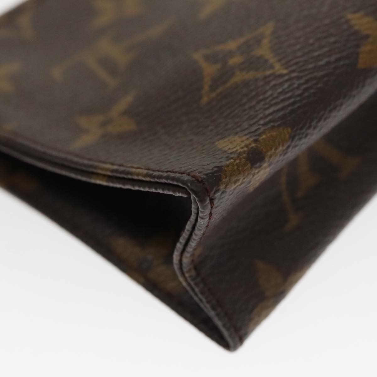 LOUIS VUITTON Monogram Poche Toilette 15 Pouch M47546 LV Auth 97893