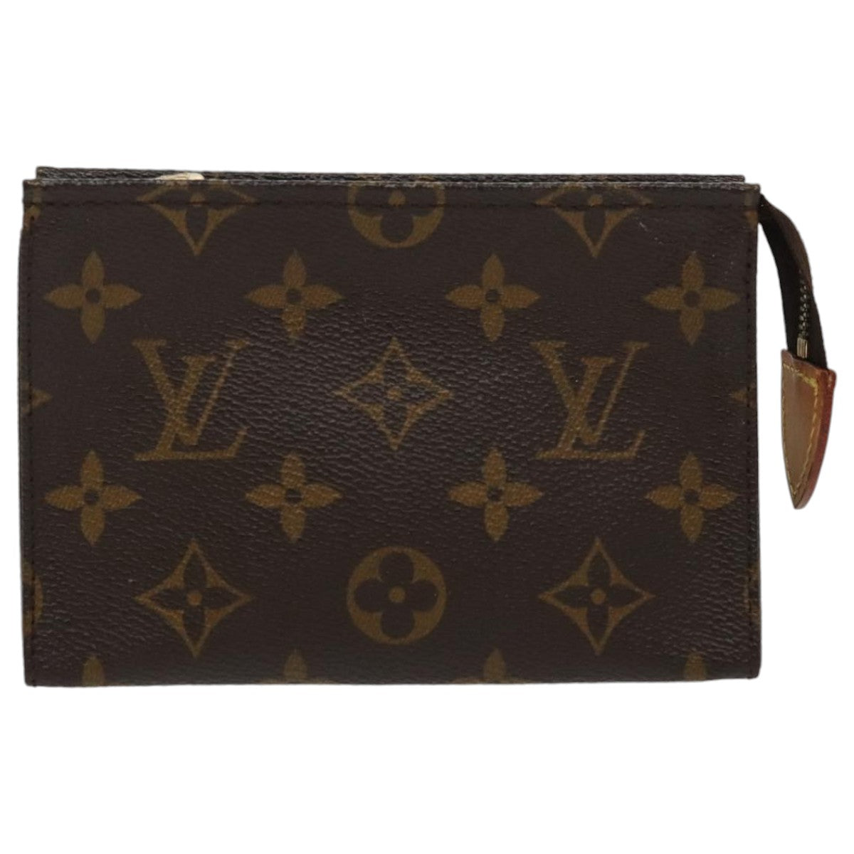 LOUIS VUITTON Monogram Poche Toilette 15 Pouch M47546 LV Auth 97893