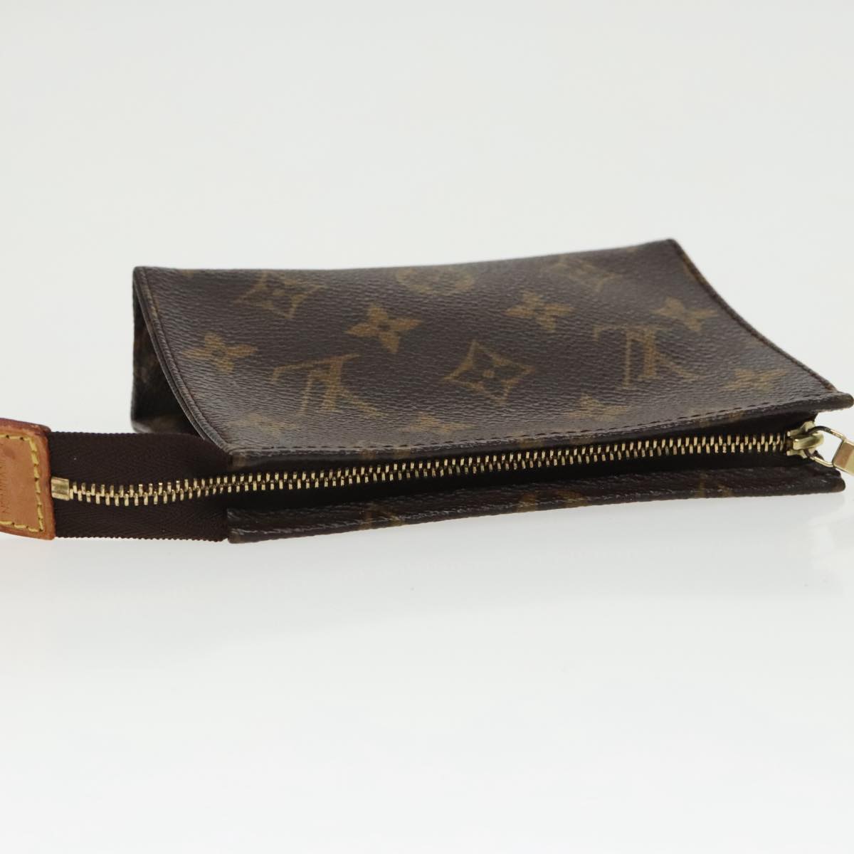 LOUIS VUITTON Monogram Poche Toilette 15 Pouch M47546 LV Auth 97893