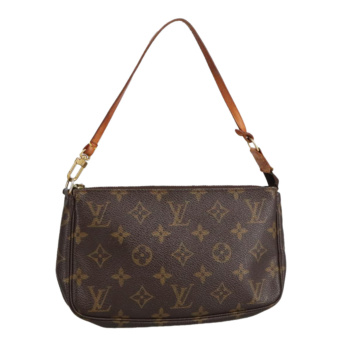 LOUIS VUITTON Monogram Pochette Accessoires Pouch M51980 LV Auth 97900