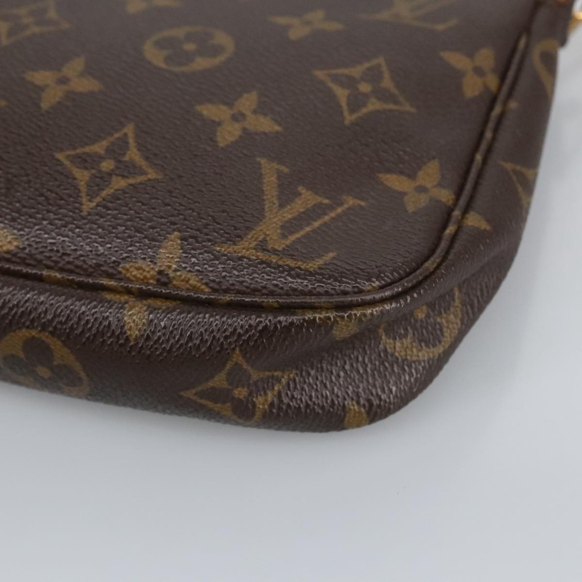 LOUIS VUITTON Monogram Pochette Accessoires Pouch M51980 LV Auth 97900