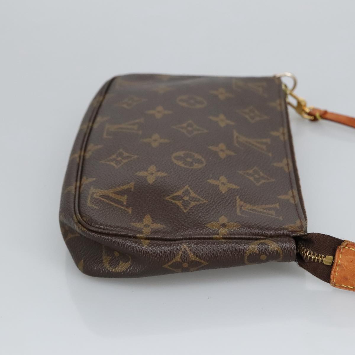 LOUIS VUITTON Monogram Pochette Accessoires Pouch M51980 LV Auth 97900