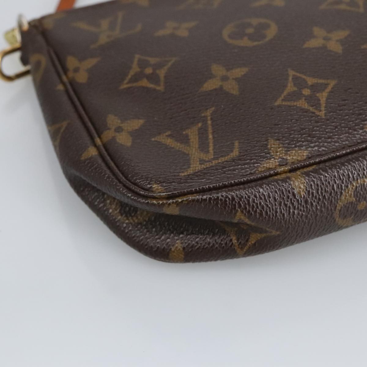 LOUIS VUITTON Monogram Pochette Accessoires Pouch M51980 LV Auth 97900