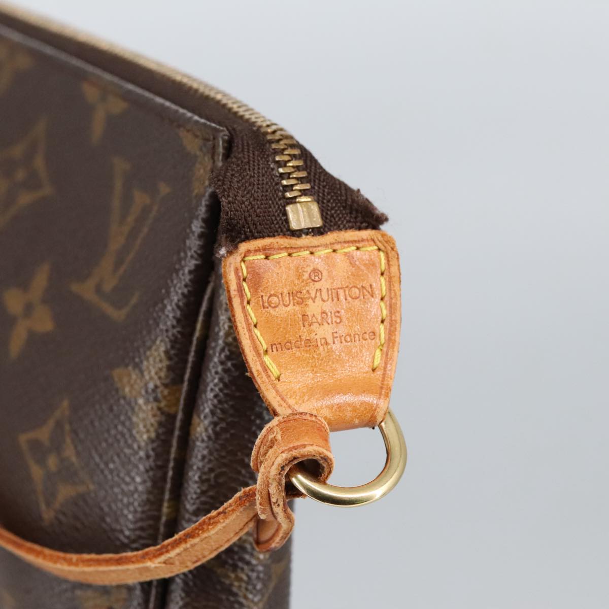 LOUIS VUITTON Monogram Pochette Accessoires Pouch M51980 LV Auth 97906