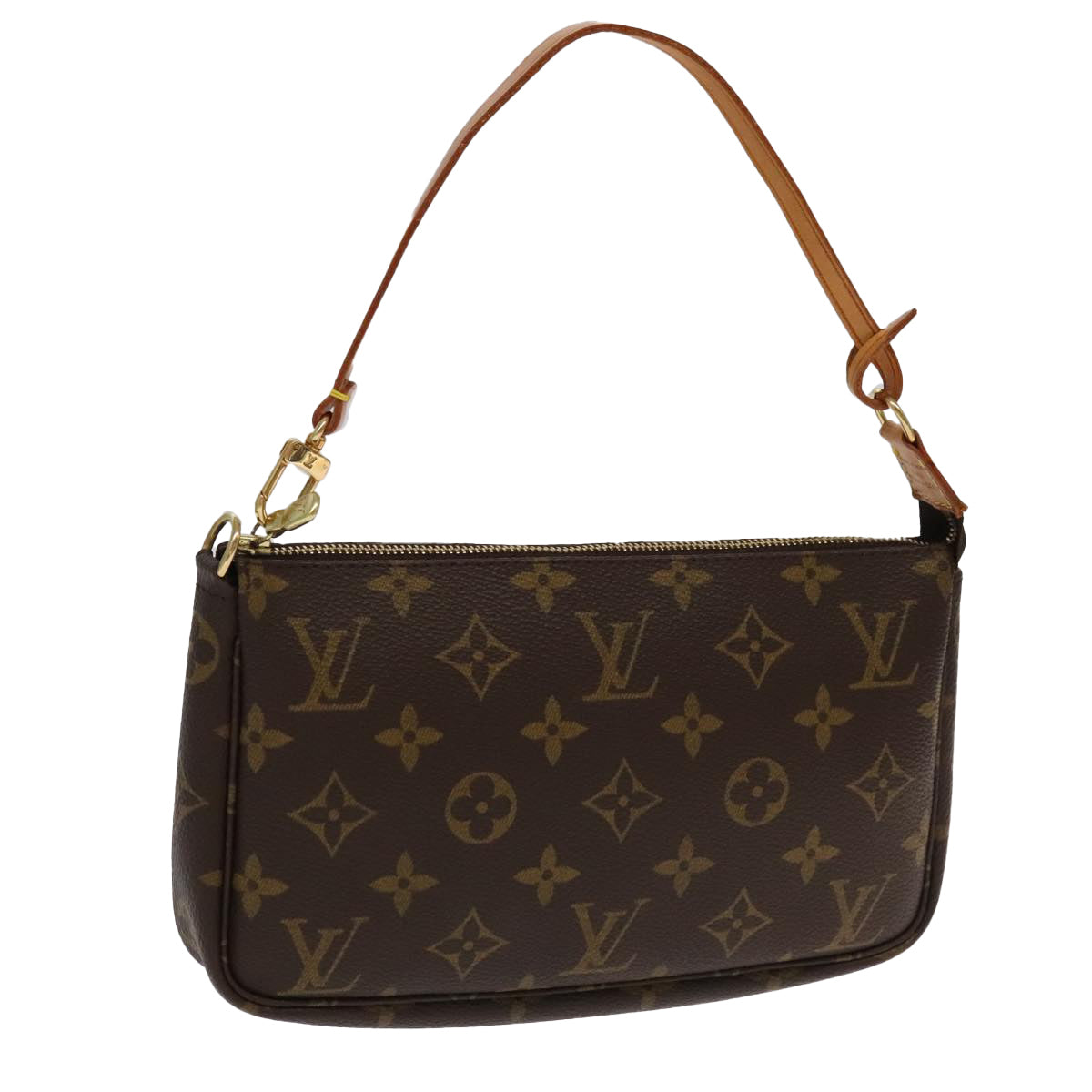 LOUIS VUITTON Monogram Pochette Accessoires Pouch M51980 LV Auth 97908