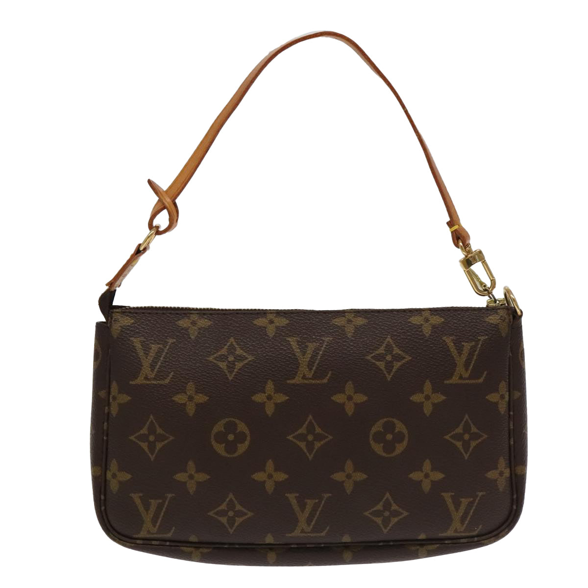 LOUIS VUITTON Monogram Pochette Accessoires Pouch M51980 LV Auth 97908