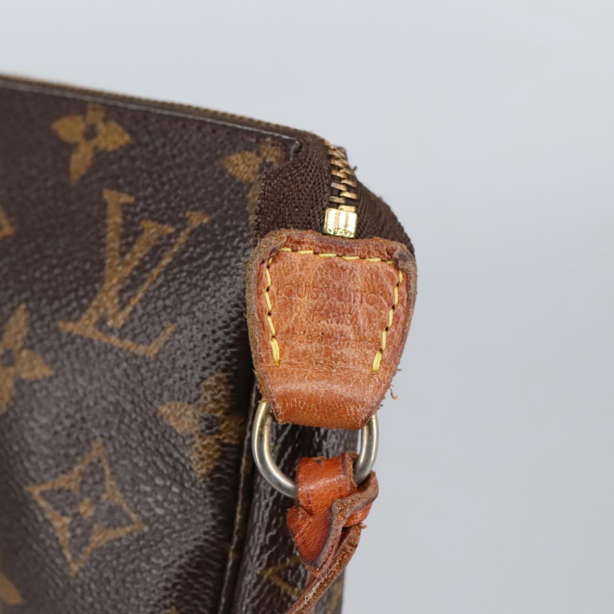 LOUIS VUITTON Monogram Pochette Accessoires Pouch M51980 LV Auth 97926