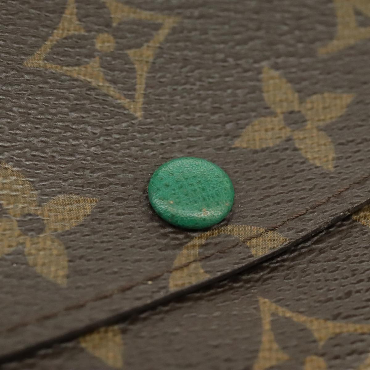 LOUIS VUITTON Monogram Portefeuille Emilie Long Wallet Green M60137 Auth 97933