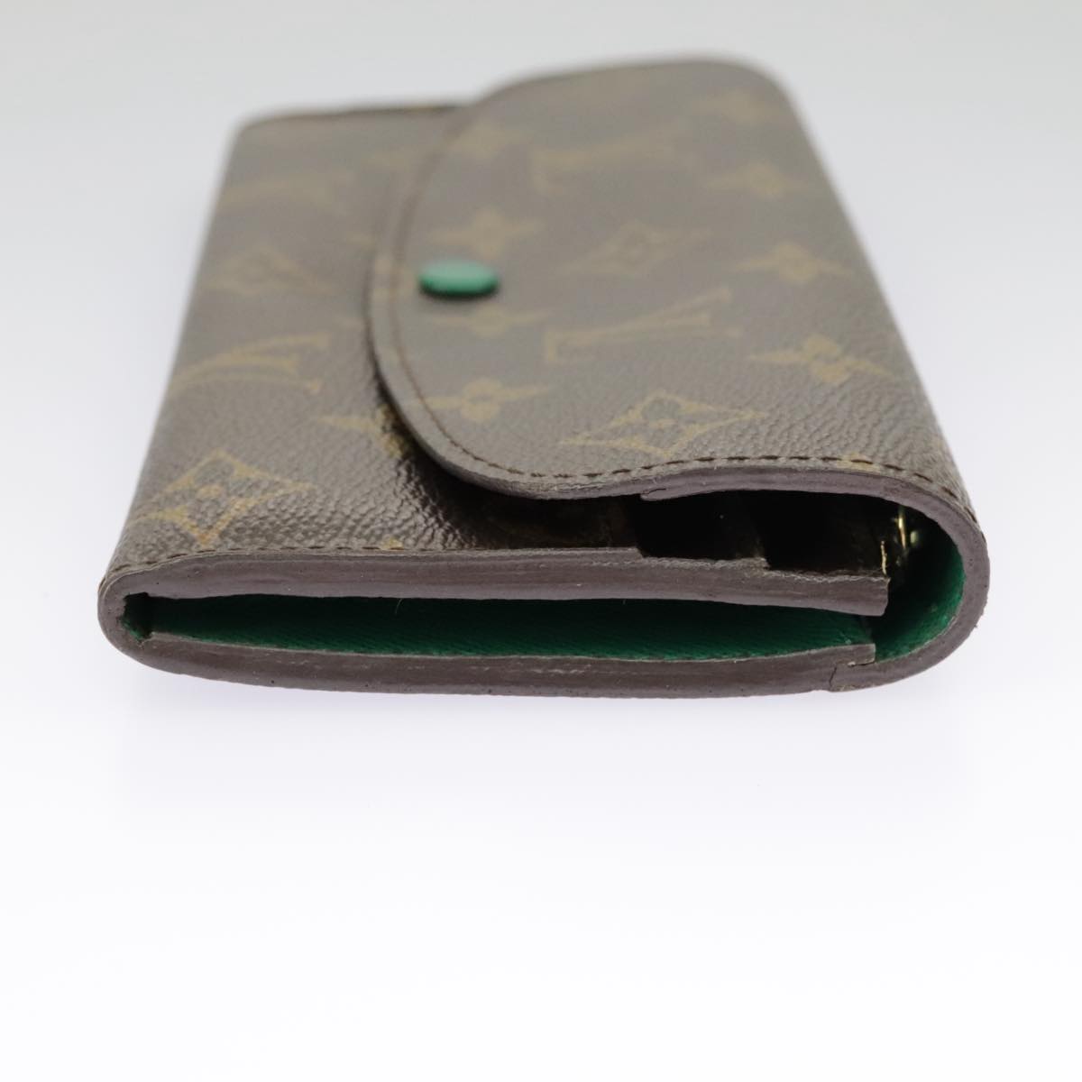 LOUIS VUITTON Monogram Portefeuille Emilie Long Wallet Green M60137 Auth 97933