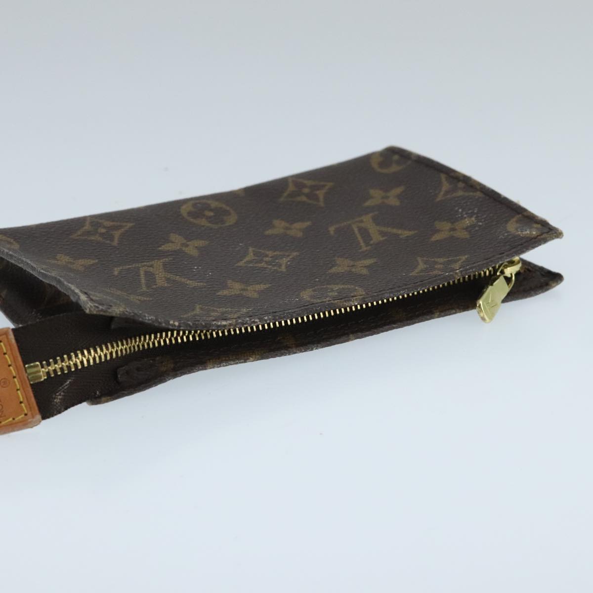 LOUIS VUITTON Monogram Bucket PM Accessory Pouch LV Auth 97938