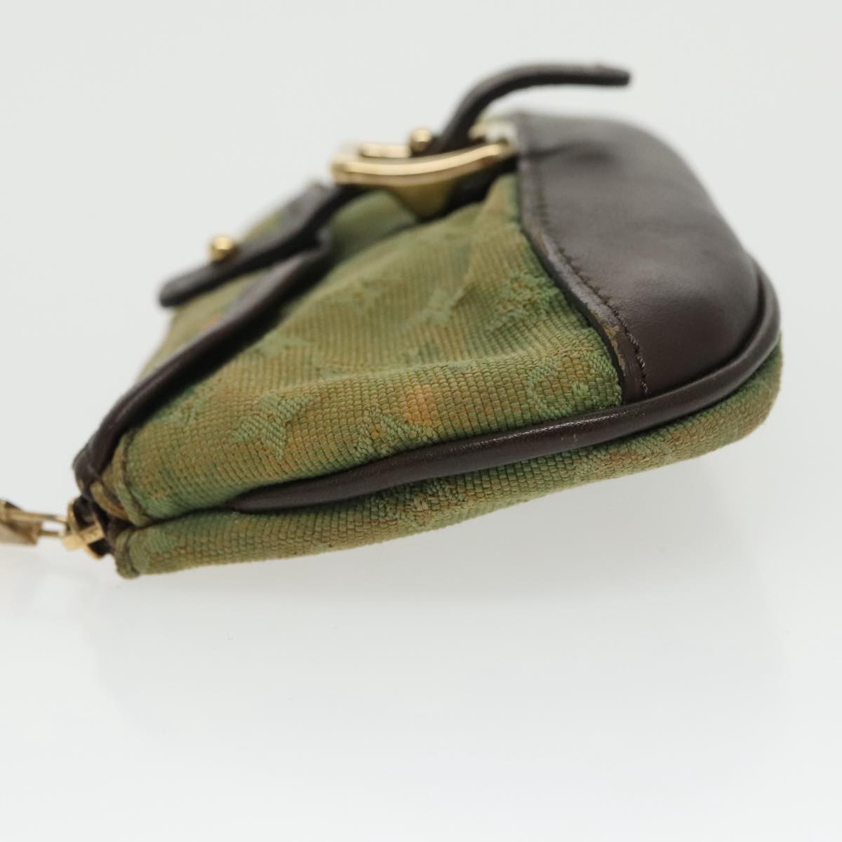 LOUIS VUITTON Monogram Mini Ansophie Pouch Pouch Khaki M92698 LV Auth 97941