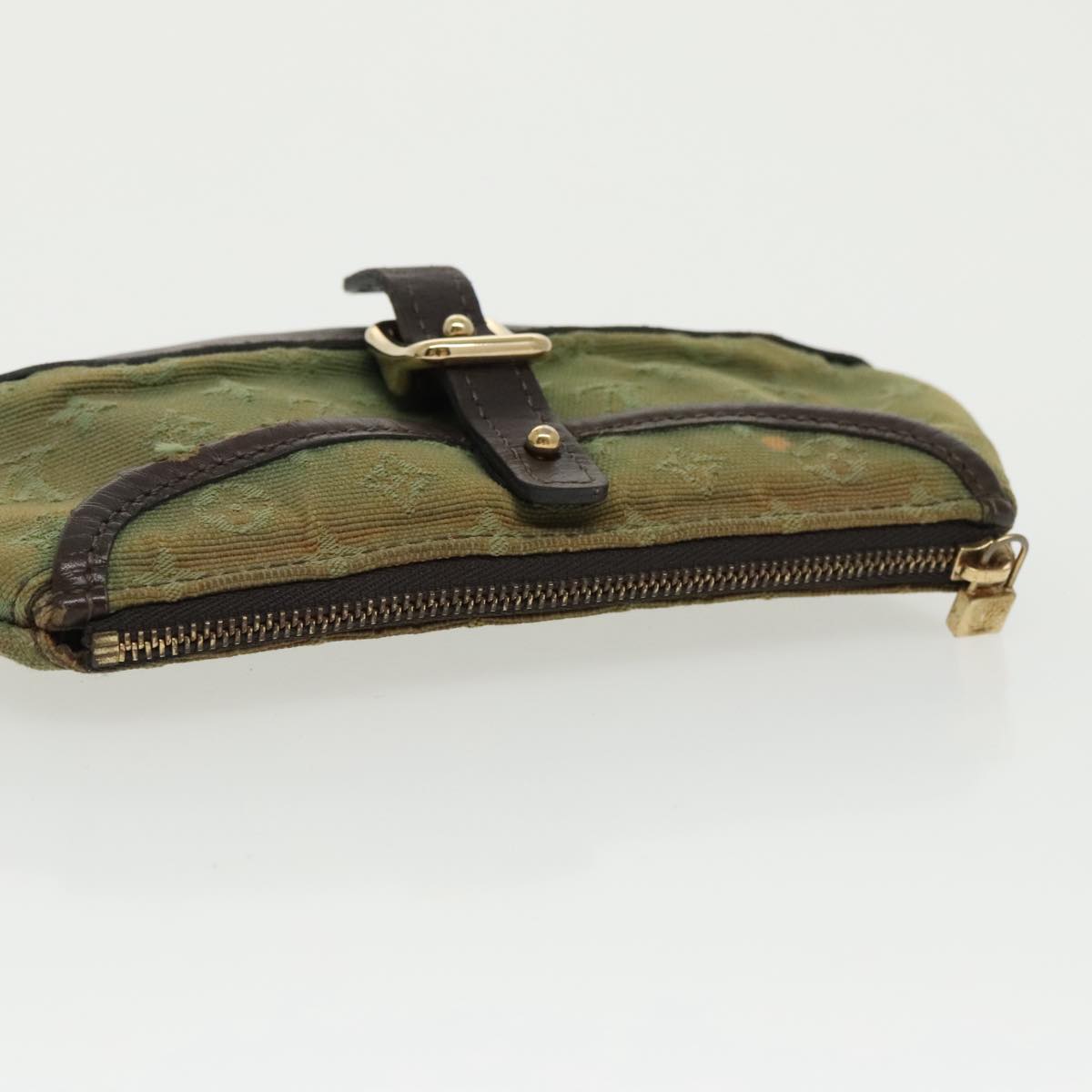 LOUIS VUITTON Monogram Mini Ansophie Pouch Pouch Khaki M92698 LV Auth 97941