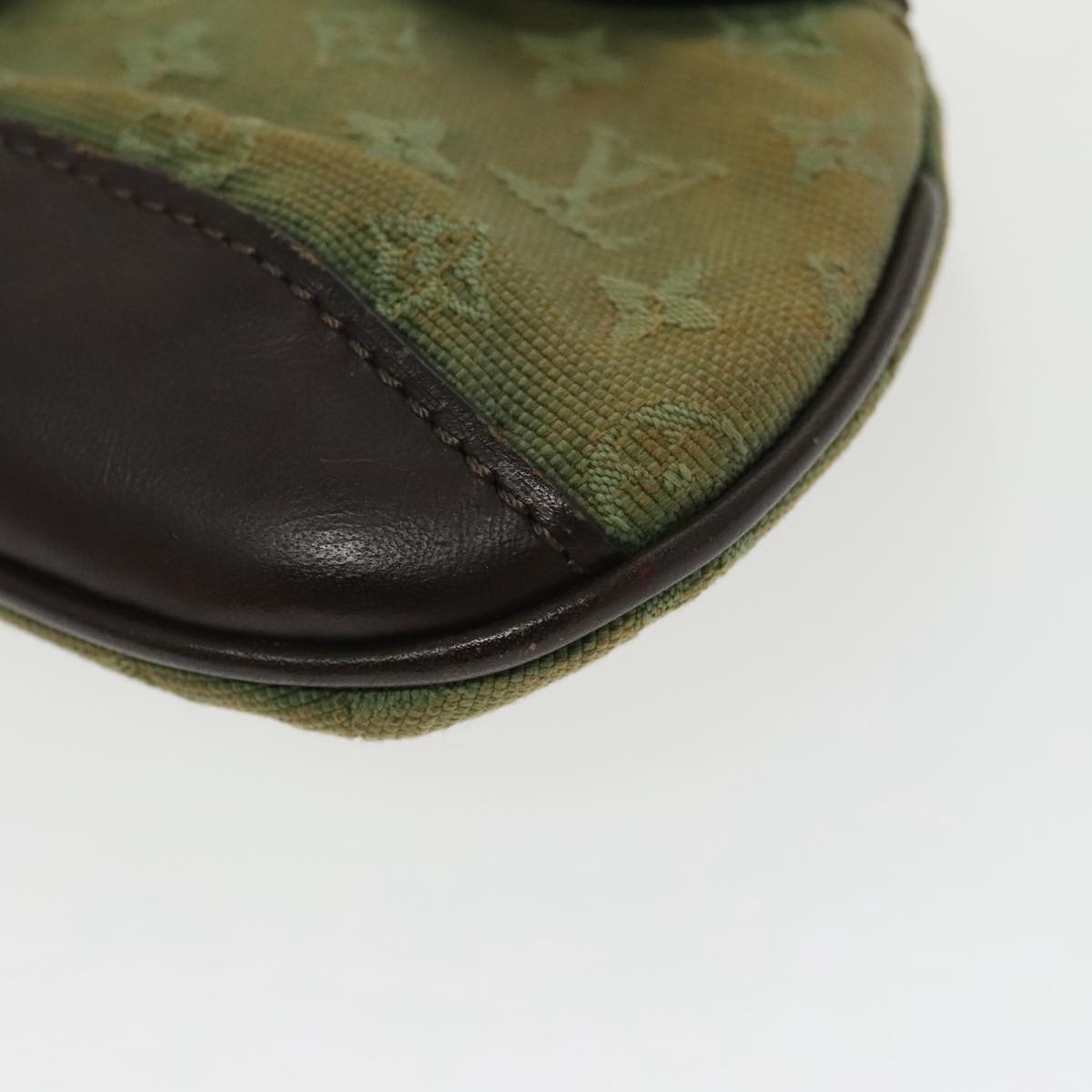 LOUIS VUITTON Monogram Mini Ansophie Pouch Pouch Khaki M92698 LV Auth 97941