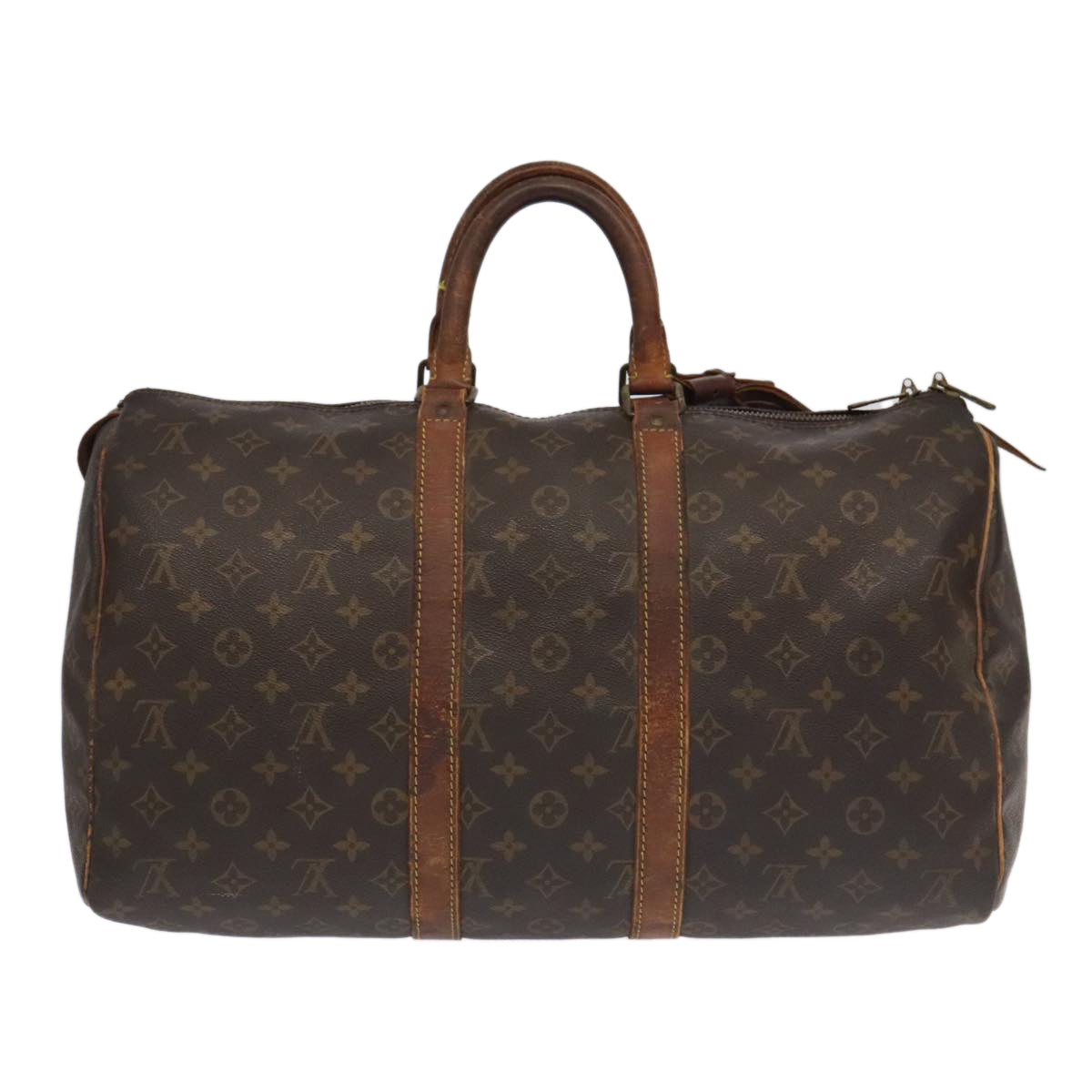 LOUIS VUITTON Monogram Keepall 45 Boston Bag M41428 LV Auth 97962