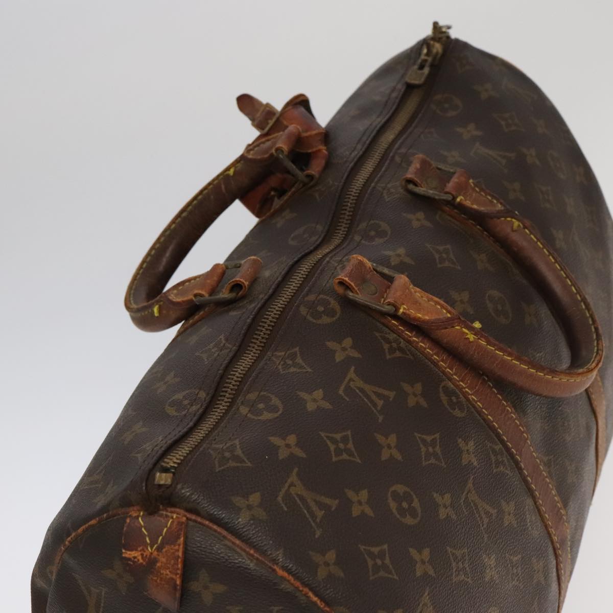 LOUIS VUITTON Monogram Keepall 45 Boston Bag M41428 LV Auth 97962