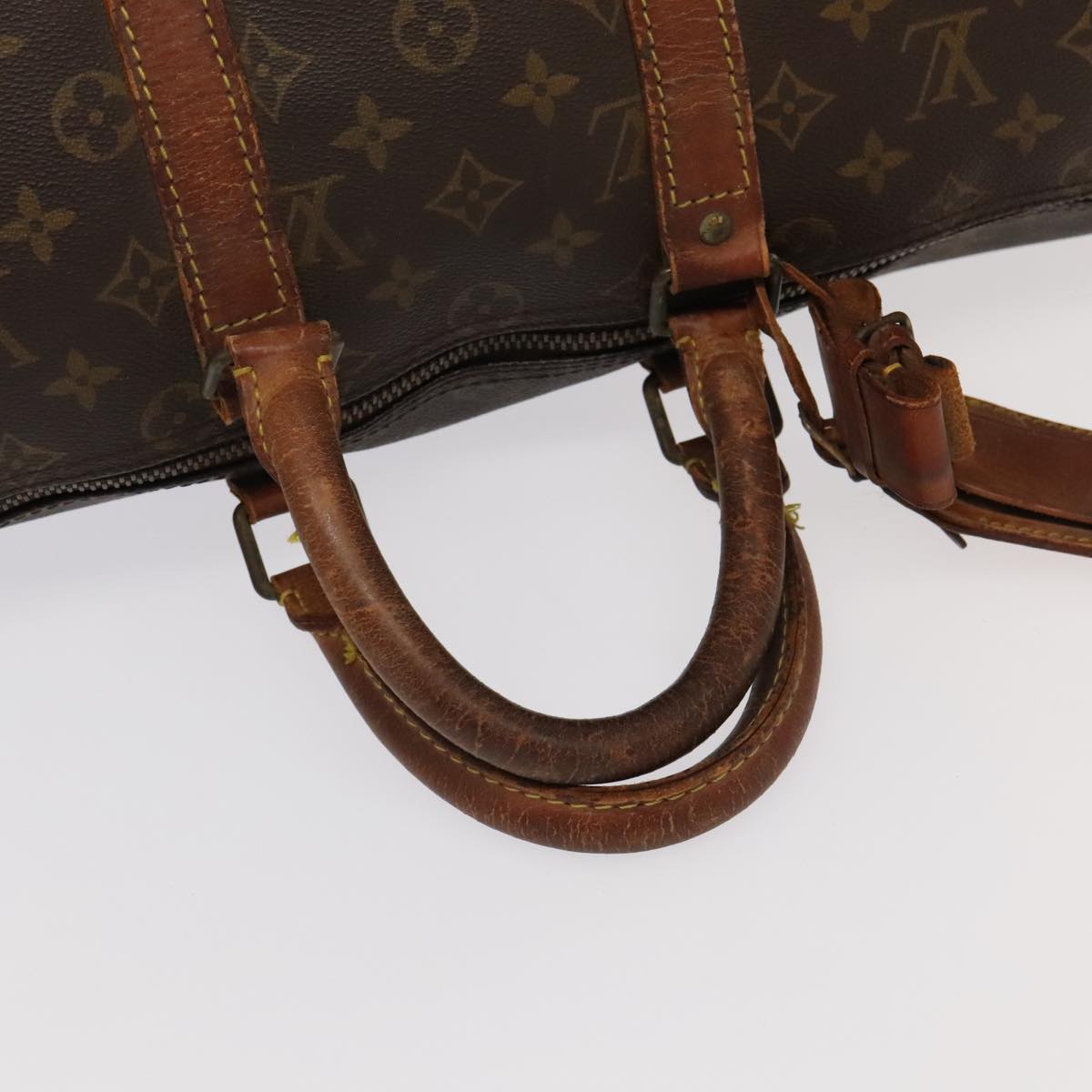 LOUIS VUITTON Monogram Keepall 45 Boston Bag M41428 LV Auth 97962