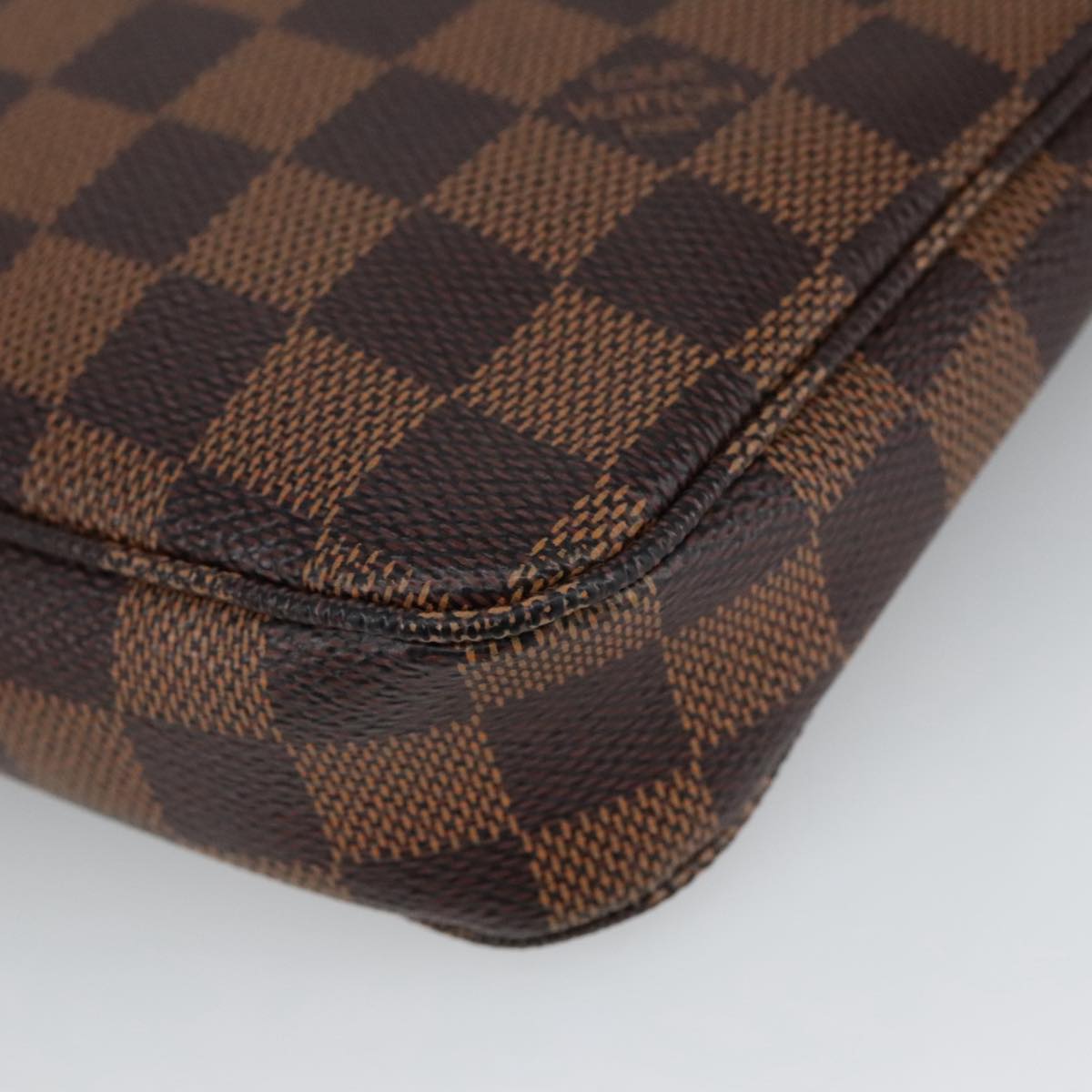 LOUIS VUITTON Damier Ebene Pochette Accessoires Pouch N41206 LV Auth 97966