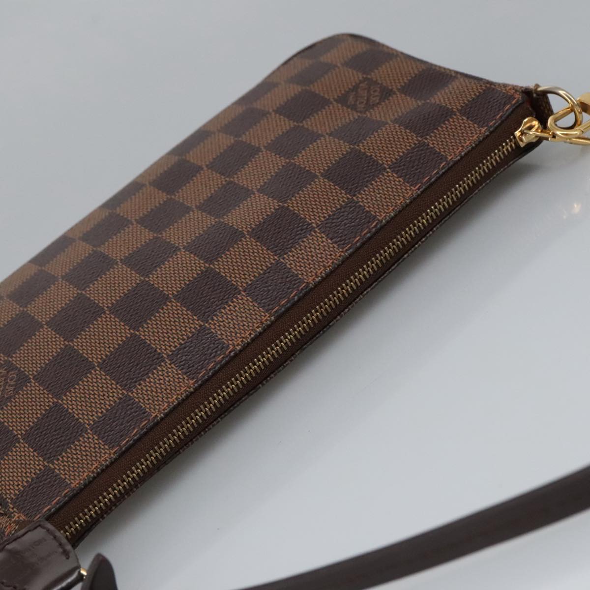 LOUIS VUITTON Damier Ebene Pochette Accessoires Pouch N41206 LV Auth 97966