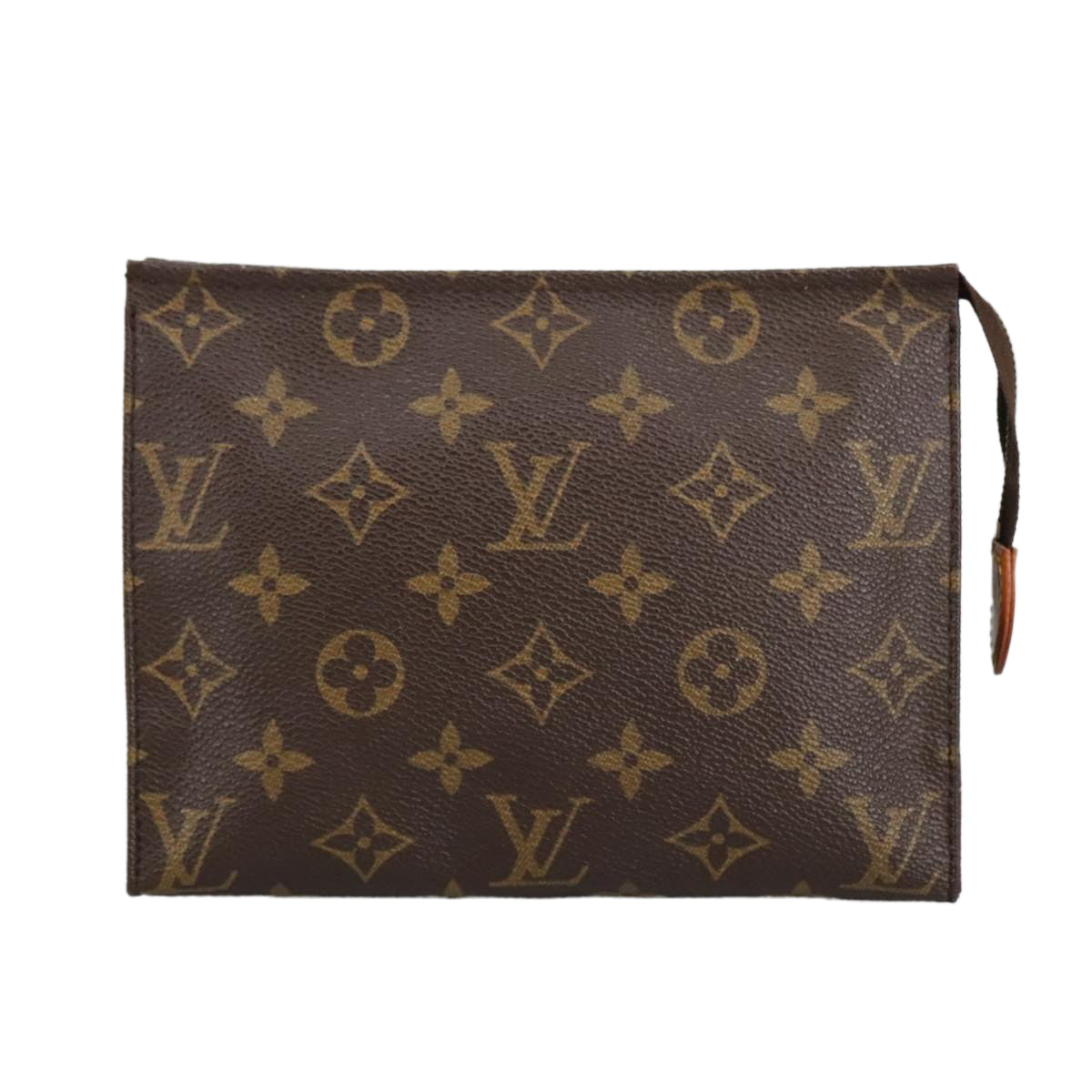 LOUIS VUITTON Monogram Poche Toilette 19 Pouch M47544 LV Auth 98017