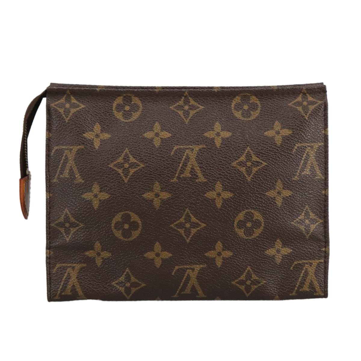 LOUIS VUITTON Monogram Poche Toilette 19 Pouch M47544 LV Auth 98017