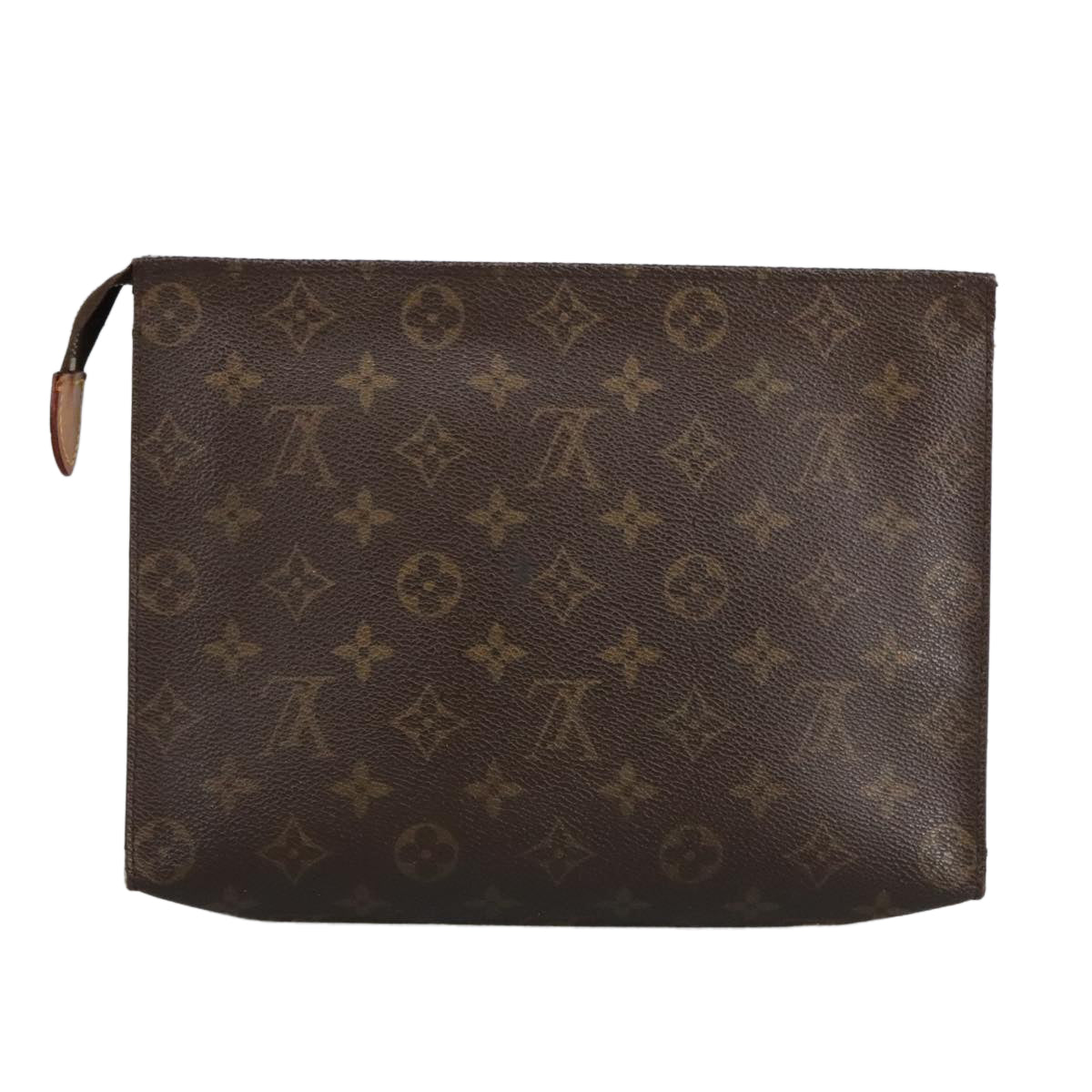 LOUIS VUITTON Monogram Poche Toilette 26 Pouch M47542 LV Auth 98021