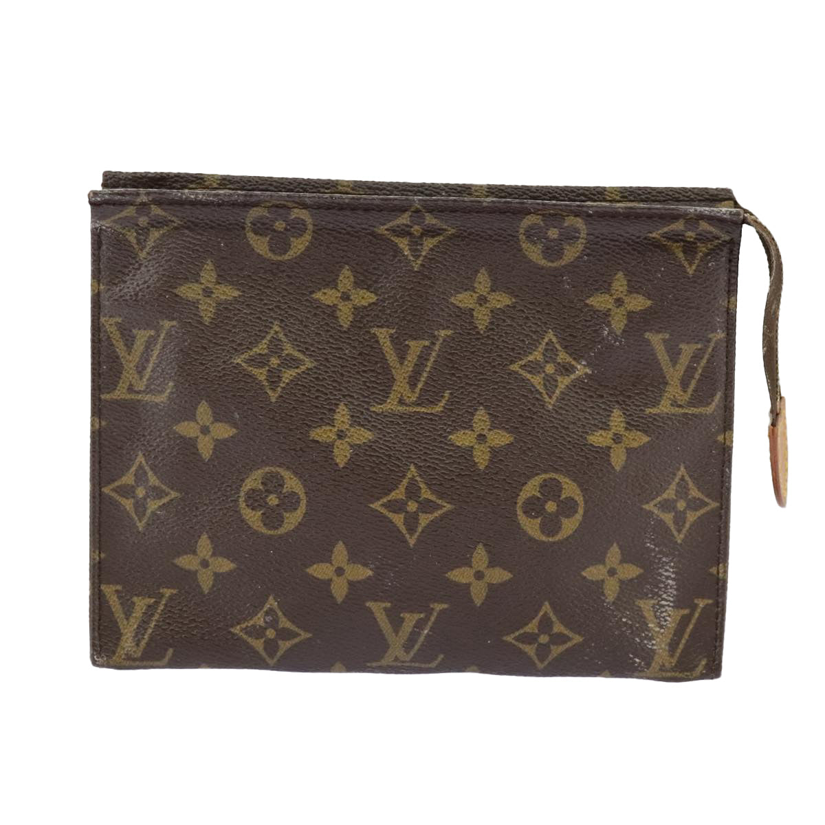 LOUIS VUITTON Monogram Poche Toilette 19 Pouch M47544 LV Auth 98022