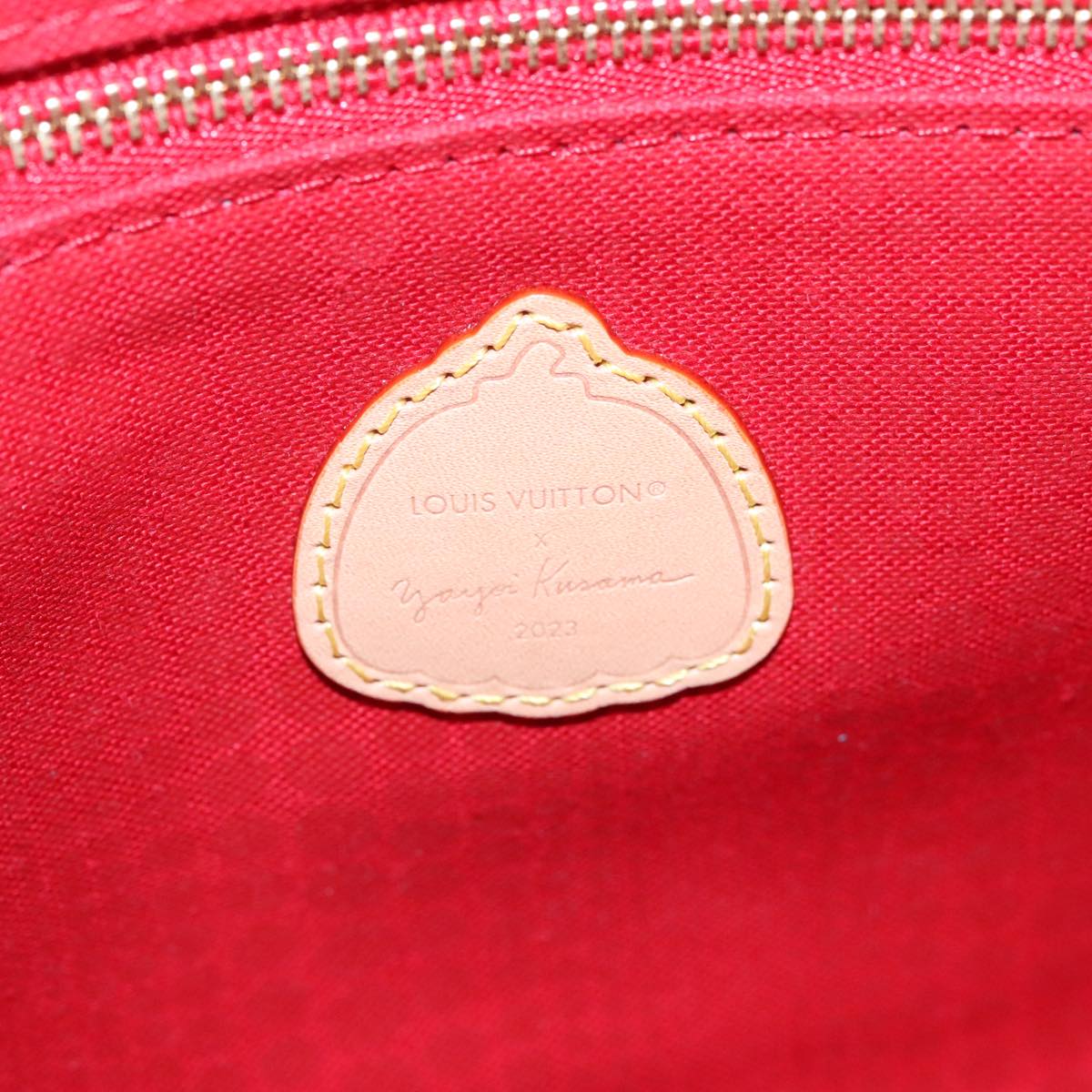 LOUIS VUITTON Monogram Yayoi Kusama On The Go PM Hand Bag M46380 LV Auth 98061SM