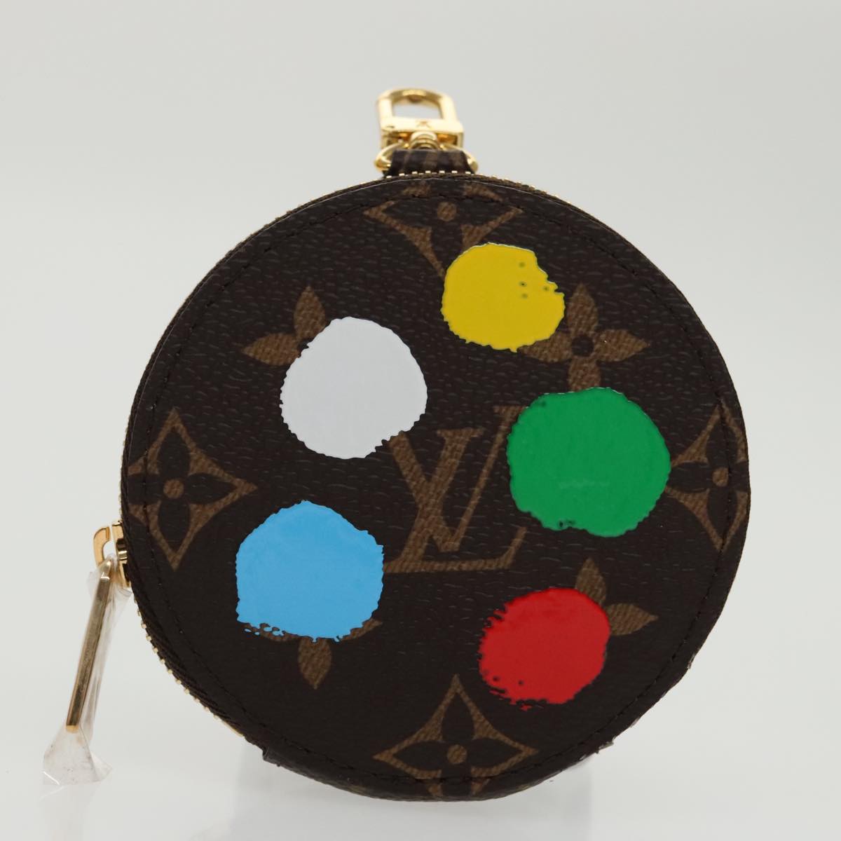 LOUIS VUITTON Monogram Yayoi Kusama On The Go PM Hand Bag M46380 LV Auth 98061SM