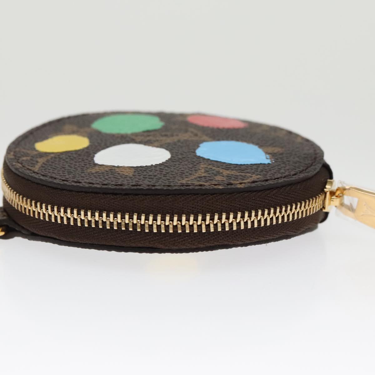 LOUIS VUITTON Monogram Yayoi Kusama On The Go PM Hand Bag M46380 LV Auth 98061SM