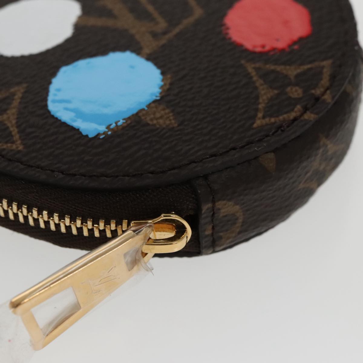 LOUIS VUITTON Monogram Yayoi Kusama On The Go PM Hand Bag M46380 LV Auth 98061SM