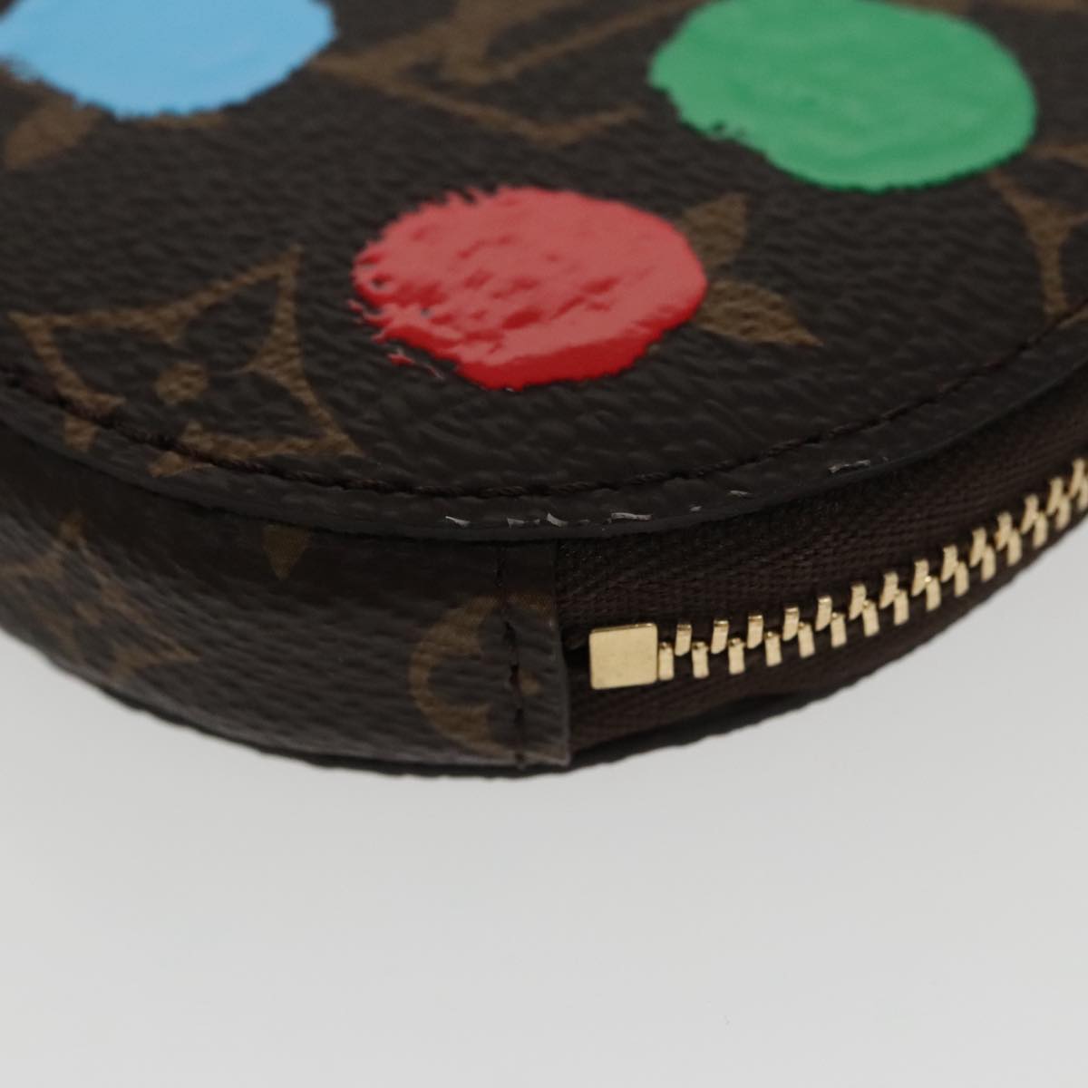 LOUIS VUITTON Monogram Yayoi Kusama On The Go PM Hand Bag M46380 LV Auth 98061SM