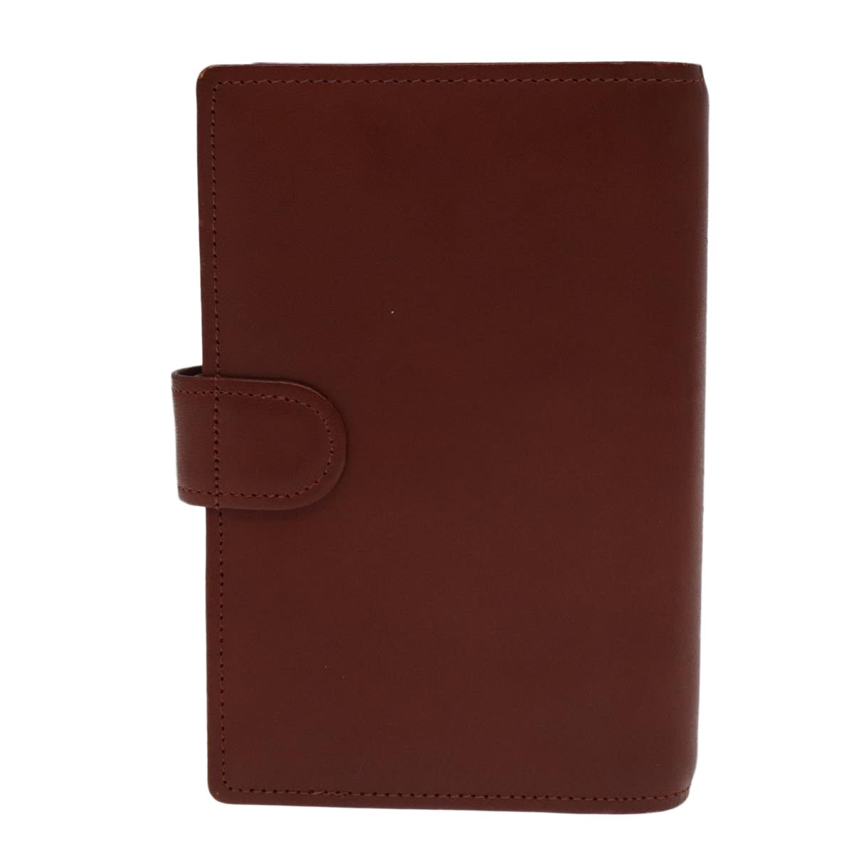 Burberrys Day Planner Cover Leather Wine Red Auth 98158