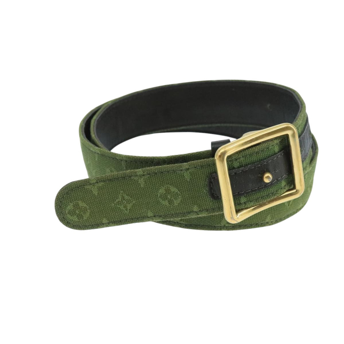 LOUIS VUITTON Monogram Mini Ceinture Belt 36.6"""""""" TST Khaki LV Auth 98161